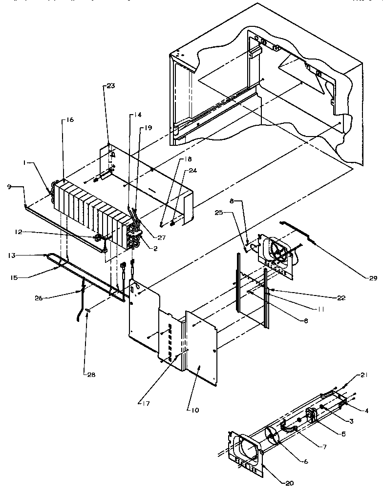 Evaporator area