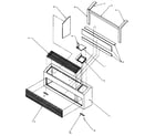 Amana PTC09435JF/P1169321R front assembly diagram