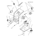 Amana PTH12450J/P1169160R electrical controls & related parts diagram
