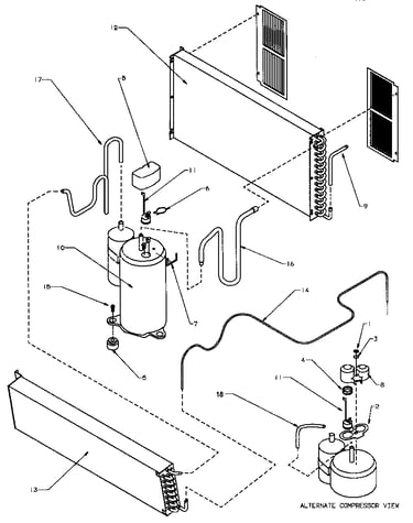 Standard models-refrigeration system (ptc09300jc/p1169217r) (ptc09335jfp/p1169422r) (ptc09435jf/p1169321r) (pth07425j/p1169159r) (pth09325jf/p1169424r) (pth09425jr/p1169322r)