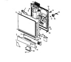 Amana ADS450C/P1188325W door assembly diagram
