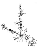 Motor pump/water distribution components