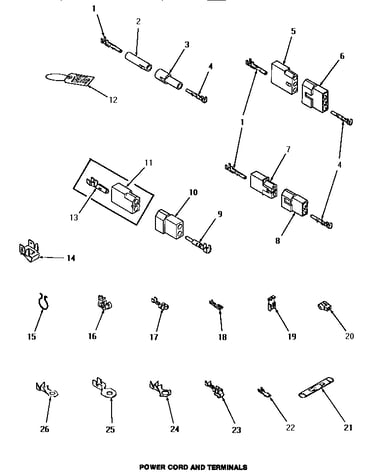 Power cord & terminals