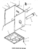 Cabinet, exhaust duct & base