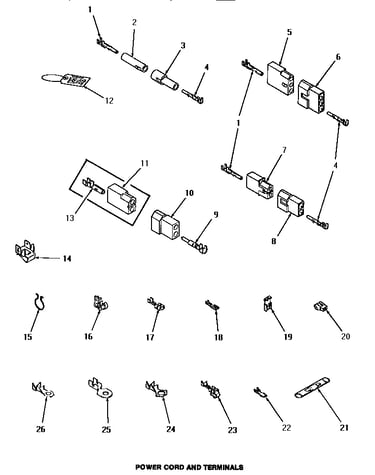 Power cord & terminals
