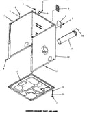 Cabinet, exhaust duct & base