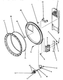 Rear bulkhead, felt seal & cylinder roller