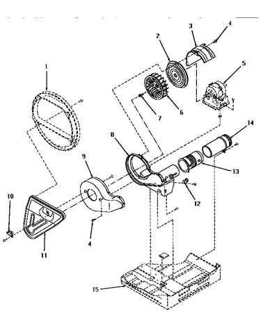 Duct assembly, casing and fan