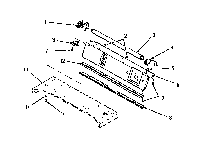 Panel support plate & bracket