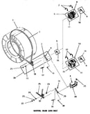 Motor, idler & belt