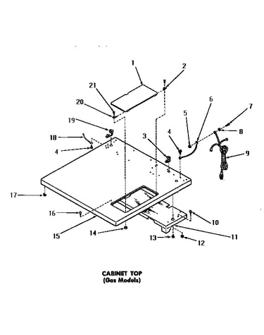 Cabinet top