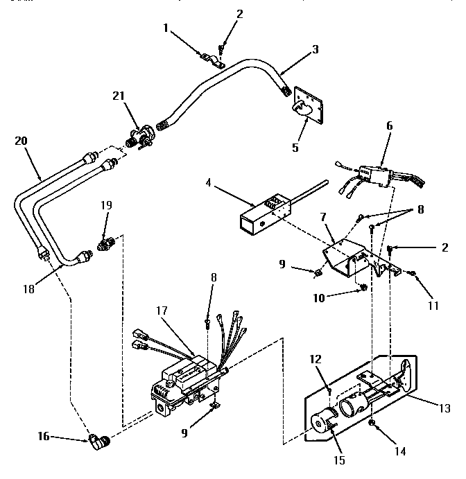 Automatic ignition burner