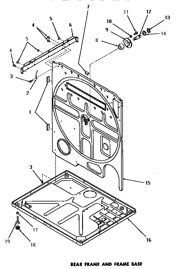 Rear frame & frame base