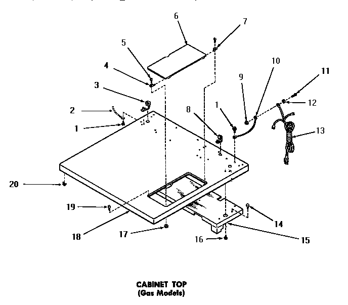 Cabinet top