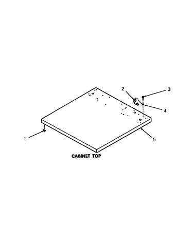 Cabinet top