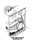 159p3 side exhaust deflector kit
