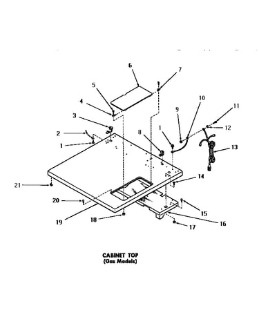 Cabinet top