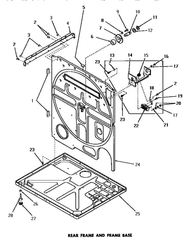 Rear frame & frame base