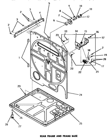 Rear frame & frame base