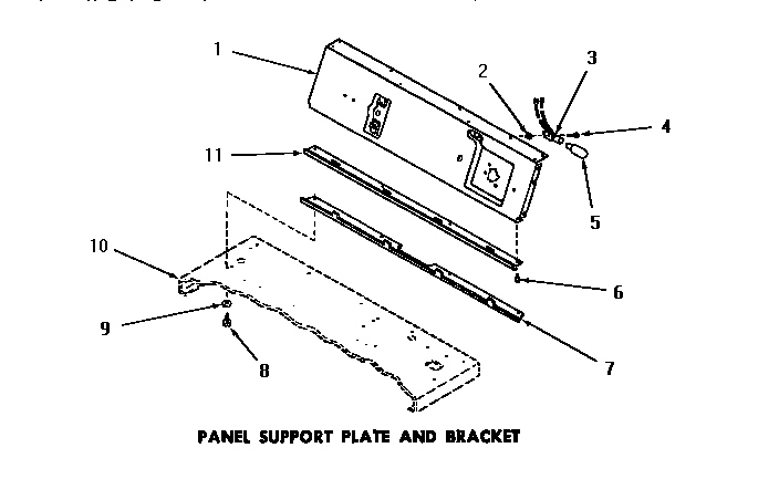Panel support plate & bracket