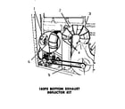Speed Queen DE6151 160p3 bottom exhaust deflector kit diagram