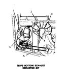 160p3 bottom exhaust deflector kit