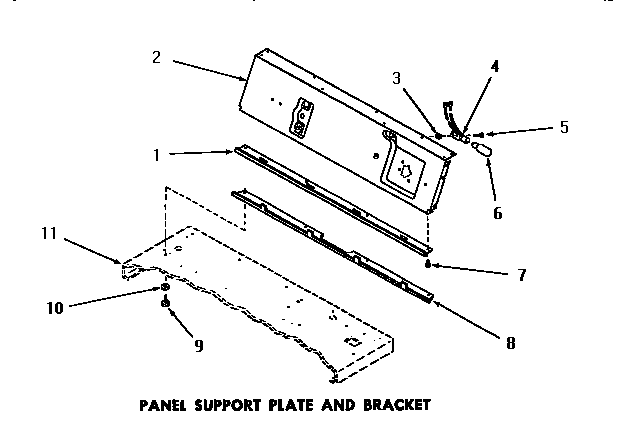 Panel support plate & bracket