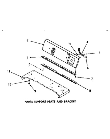 Panel support plate & bracket