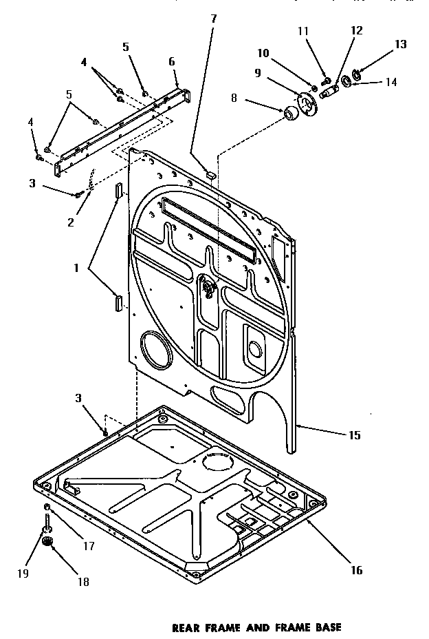 Rear frame & frame base