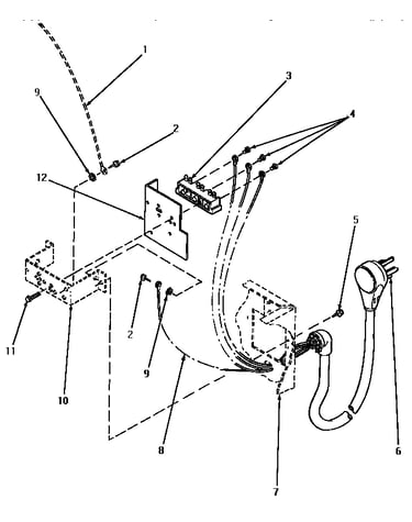 Terminal block (starting serial no. s6271976xg)