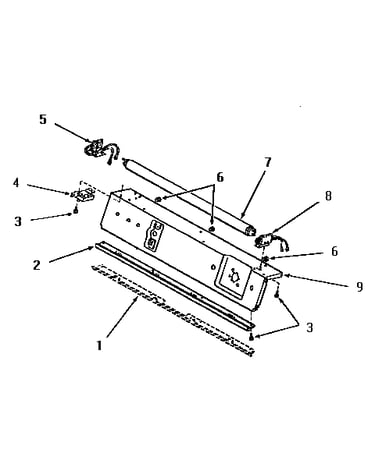 Panel support plate and fluorescent tube