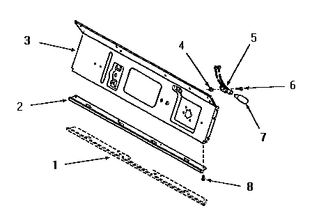 Panel support plate and bulb