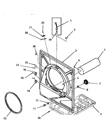 Front frame and air shroud