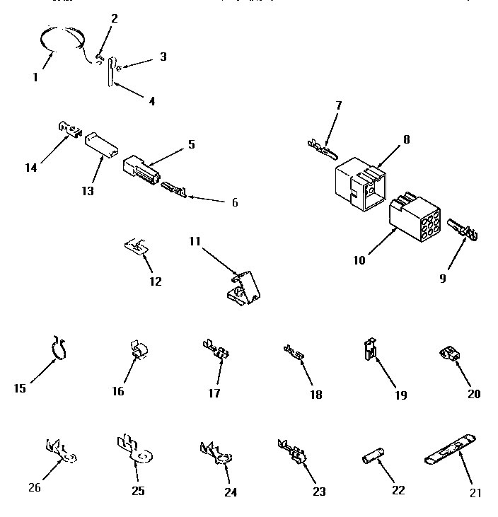 Wire and terminals