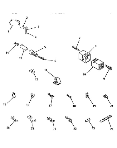 Wire and terminals
