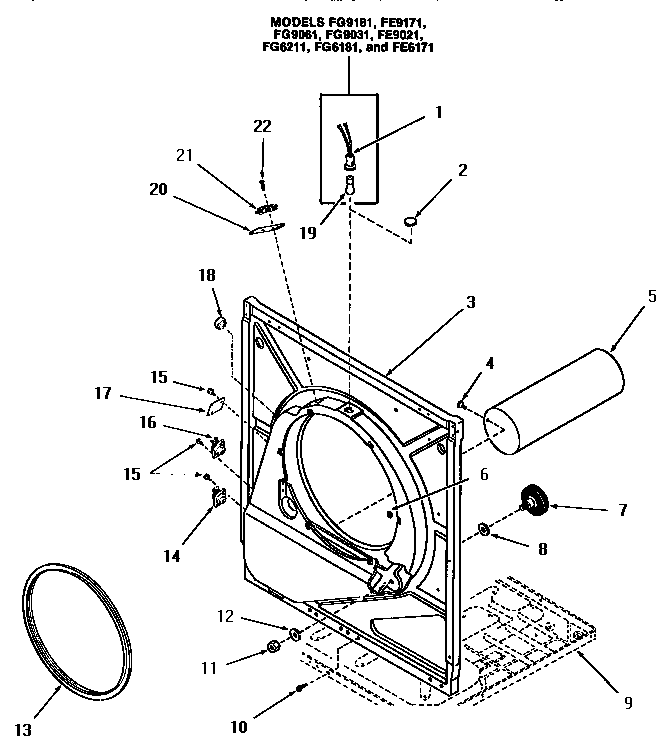 Front frame and air shroud