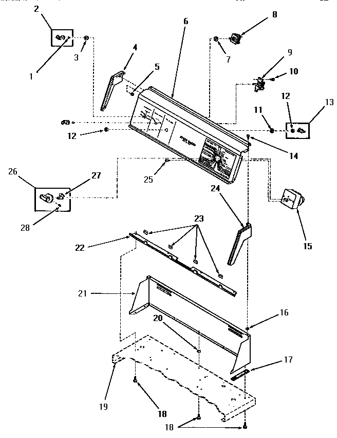 CONTROL PANEL, CONTROL HOOD AND CONTROLS