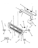 Control panel, control hood and controls