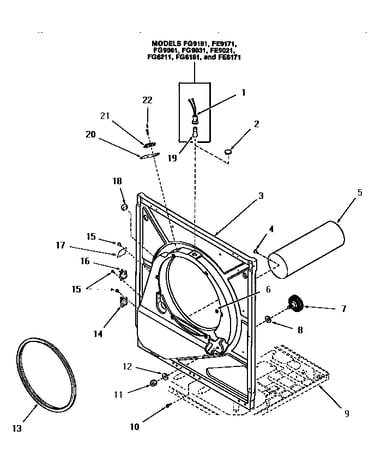 Front frame and air shroud