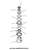 Sink flange, mounting rings & boot