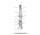 Speed Queen DB8181N sink flange, mounting rings & boot diagram