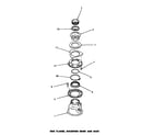 Speed Queen DB7111N sink flange, mounting rings & boot diagram
