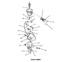 Speed Queen DB2221N motor assembly diagram