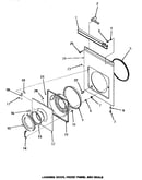 Dryer loading door, front panel & seals