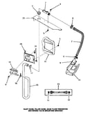 Inlet hose, filler hose, back flow preventer & bracket