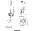 Speed Queen UE8031 transmission assembly diagram