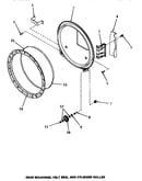 Rear bulkhead, felt seal & cylinder roller