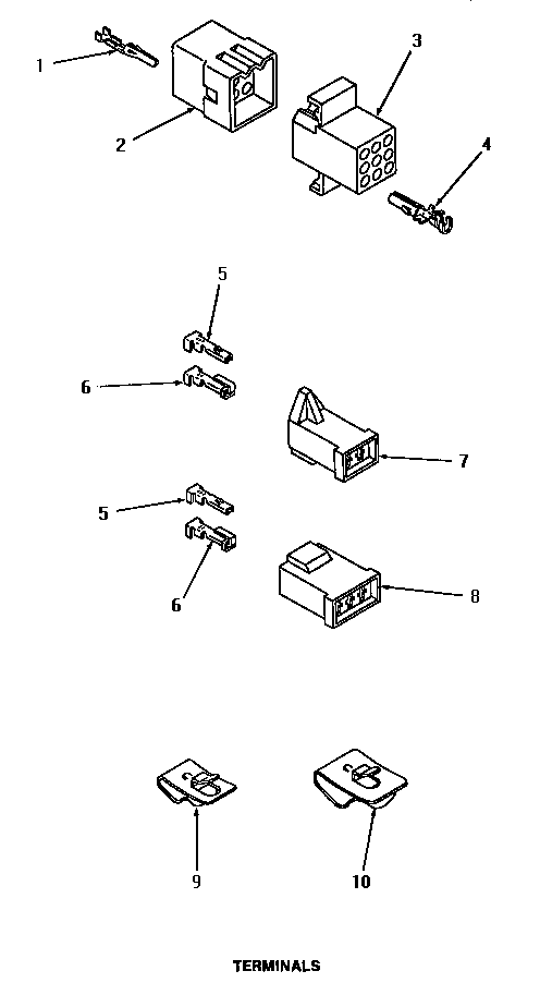 TERMINALS (GAS DRYER)