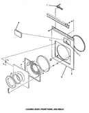 Dryer loading door, front panel & seals