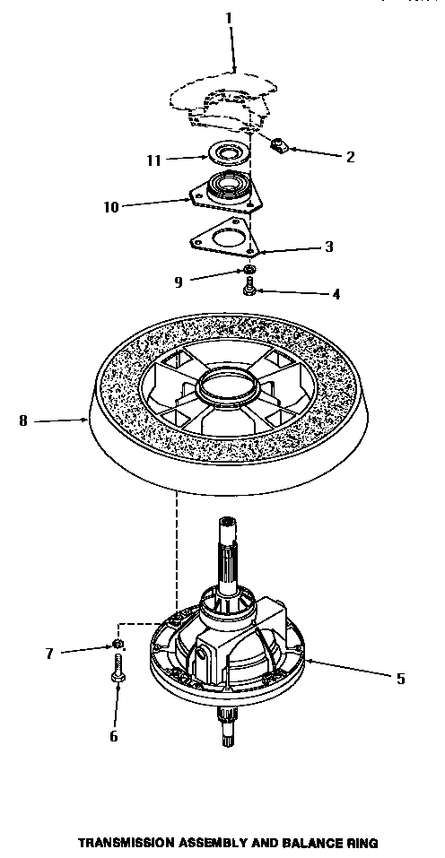 TRANSMISSION ASSEMBLY & BALANCE RING